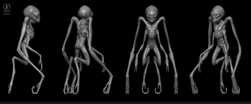 Illustration for article titled An even more revolting vision of American Horror Story Asylum's aliens